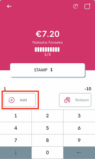 Add stamps
