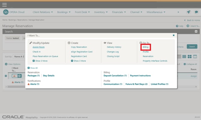 Oracle Billing Highlight