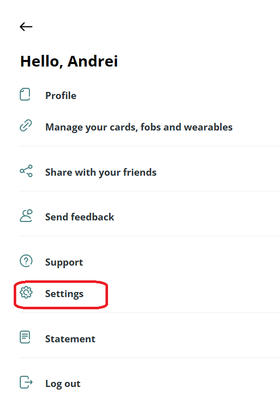 Member Profile Settings