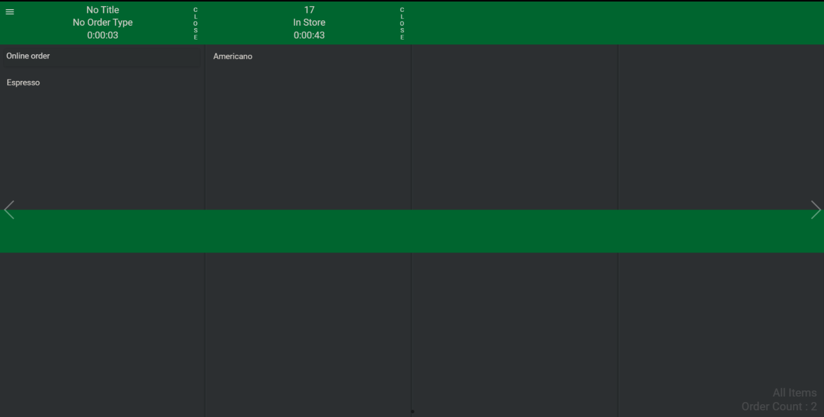 Order example